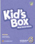 Kid's Box New Generation Level 6 Activity Book with Digital Pack British English / Английски език - ниво 6: Учебна тетрадка с код - 1t
