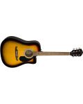 Електро-акустична китара Fender - FA-125CE, оранжева - 3t