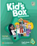 Kid's Box New Generation Level 4 Pupil's Book with eBook British English / Английски език - ниво 4: Учебник с код - 1t