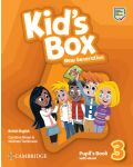 Kid's Box New Generation  Level 3 Pupil's Book with eBook British English / Английски език - ниво 3: Учебник с код - 1t