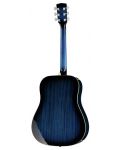 Акустична китара Harley Benton - D-120TB, синя/черна - 5t