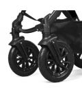Бебешка количка KinderKraft MOOV - Черна - 12t