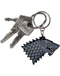 Ключодържател ABYstyle Television: Game of Thrones - Stark Emblem - 3t