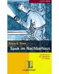 Klara und Theo: Spuk im Nachbarshaus – ниво A2 и B1 (Адаптирано издание: Немски + Mini-CD) - 1t