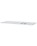 Клавиатура Apple - Magic Keyboard, с цифри, BG, сребриста - 3t