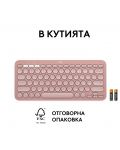 Клавиатура Logitech - Pebble Keys 2 K380s, безжична, US Layout, Rose - 3t