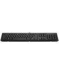 Клавиатура HP - 125, черна - 3t