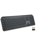 Клавиатура Logitech - MX Keys, безжична, Graphite - 3t