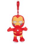 Ключодържател Whitehouse Leisure Marvel: Avengers - Iron Man (плюшен), 13 cm - 1t