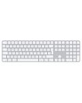 Клавиатура Apple - Magic Keyboard, Touch ID, с цифри, EN, бяла - 1t
