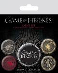 Комплект значки Pyramid - Game of Thrones: The Four Great Houses - 1t