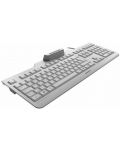 Клавиатура Cherry - Secure Board 1.0, смарт карт четец, бяла - 2t
