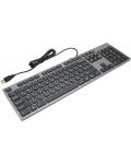 Клавиатура A4tech - KV-300H, сива/черна - 3t
