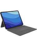 Клавиатура Logitech - Combo Touch, iPad Pro 11" 1st, 2nd, 3rd gen, Grey - 1t