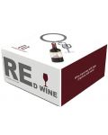 Ключодържател Metalmorphose - Red Wine + Glass - 2t