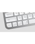 Клавиатура Logitech - MX Keys Mini, безжична, бяла - 3t