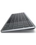 Клавиатура Dell - KB740, безжична, сива - 3t