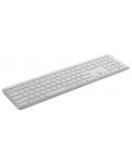 Клавиатура Rapoo - E9800M, безжична, бяла - 3t