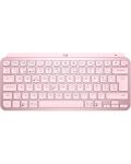 Клавиатура Logitech - MX Keys Mini, безжична, розова - 1t