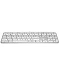 Клавиатура Logitech - MX Keys S for Mac USINTL, безжична, Pale Grey - 4t