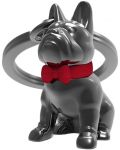 Ключодържател Metalmorphose - Bull Dog with Red Bow tie - 3t