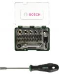 Комплект битове и минитресчотка с ръчна отвертка Bosch - 28 части - 2t