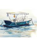 Комплект за рисуване с диаманти TSvetnoy - Lonely Boat - 1t