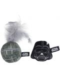 Комплект котешки играчки Cerda Movies: Star Wars - Darth Vader and Death Star - 1t