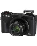 Компактен фотоапарат Canon - Powershot G7X III, Battery kit, черен - 2t