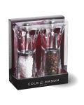 Комплект мелнички за сол и пипер Cole & Mason - “Crystal“, 12.5 cm - 6t