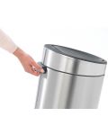 Кош за отпадъци Brabantia - Touch Bin New, 30 l, Matt Steel Fingerprint Proof - 6t