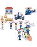 Комплект говорещи играчки Jagu - Полиция, 11 части - 2t