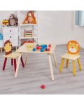 Комплект детска маса с 2 столчета Ginger Home - Animals - 9t