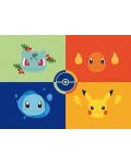 Комплект пощенски картички ABYstyle Games: Pokemon - Generation 1 starters, 5 бр. - 2t