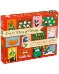 Коледен календар Chronicle books от 12 х 48 части - 12 Коледни котешки дни - 1t