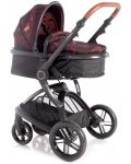 Комбинира детска количка Lorelli - Lumina, червена - 2t