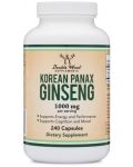 Korean Panax Ginseng, 240 капсули, Double Wood - 1t