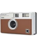 Компактен фотоапарат Kodak - Ektar H35, 35mm, Half Frame, Brown - 3t