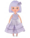 Комплект дрехи за кукла Orange Toys Sweet Sisters - Лилава рокля - 2t