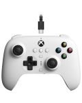 Контролер 8BitDo - Ultimate Wired, Hall Effect Edition, жичен, бял (Xbox One/Xbox Series X/S) - 2t