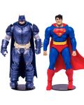 Комплект екшън фигури McFarlane DC Comics: Multiverse - Superman vs Armored Batman (The Dark Knight Returns), 18 cm - 2t