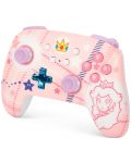 Безжичен контролер PowerA - Enhanced, Princess Peach Plaid (Nintendo Switch) - 3t