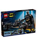 Конструктор LEGO DC Comics Super Heroes - Фигура за изграждане Батман и мотоциклет (76273) - 2t