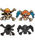 Комплект значки Cine Replicas Animation: One Piece - Luffy & Buggy Skulls - 2t