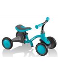 Триколка  Globber - Learning bike 3 в 1 Deluxe, синьо/зелено - 4t