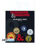 Комплект значки ABYstyle Games: Dungeons & Dragons - Factions - 8t