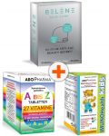 Комплект А до Z + Silicium Anti-Age + Imunohealth Kids, 60 + 30 таблетки + 100 ml, Abo Pharma - 1t