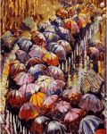 Комплект за рисуване по номера TSvetnoy - Autumn Umbrellas - 1t