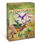 Комплект DinosArt - Оцвети фигурките на динозаври - 1t