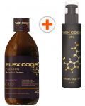 Комплект Flex Code Premium Сироп + Flex Code Гел, 500 + 110 ml, Herbamedica - 1t